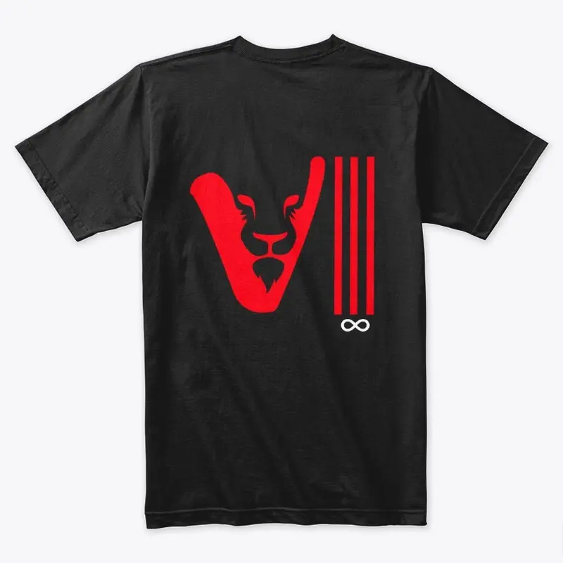 Roman Numeral 8 = ∞ (Red) Graphic Tee 